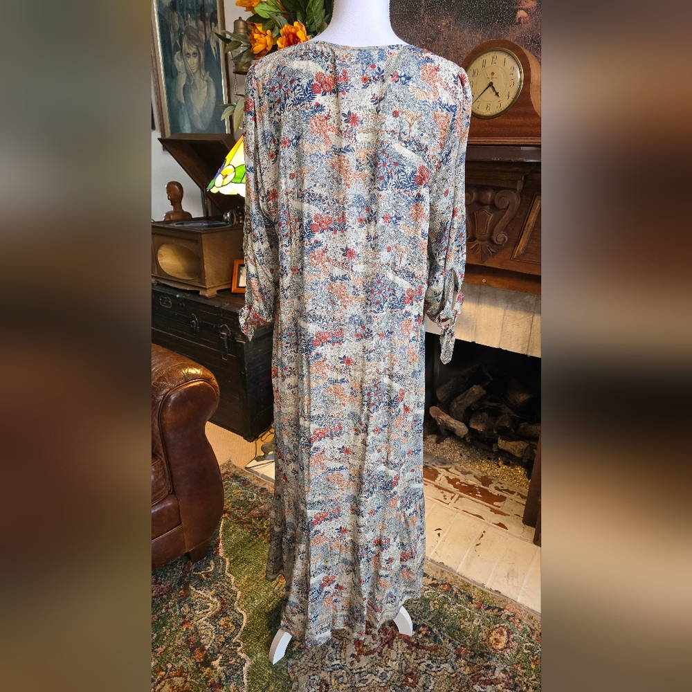 Johnny Was Jade Velma Embroidered Dress Size L - Picture 5 of 9